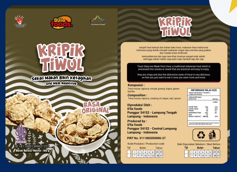Kripik Tiwul Original