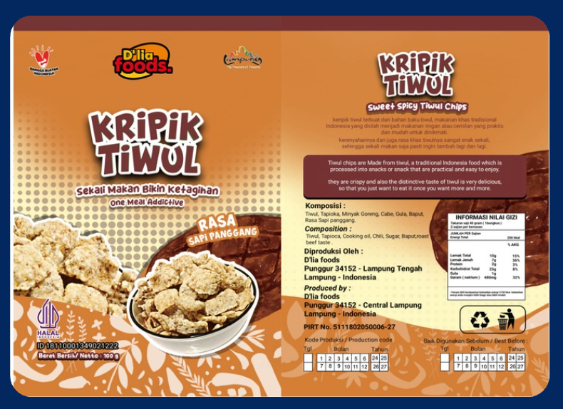 Kripik Tiwul Roast Beef